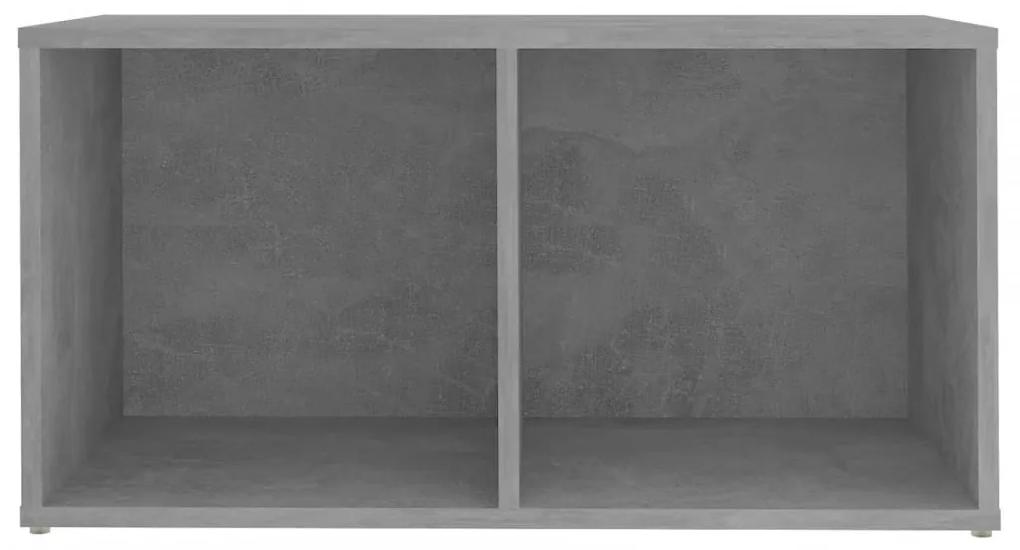 Comode TV, 4 buc., gri beton,72x35x36,5 cm, PAL 4, Gri beton