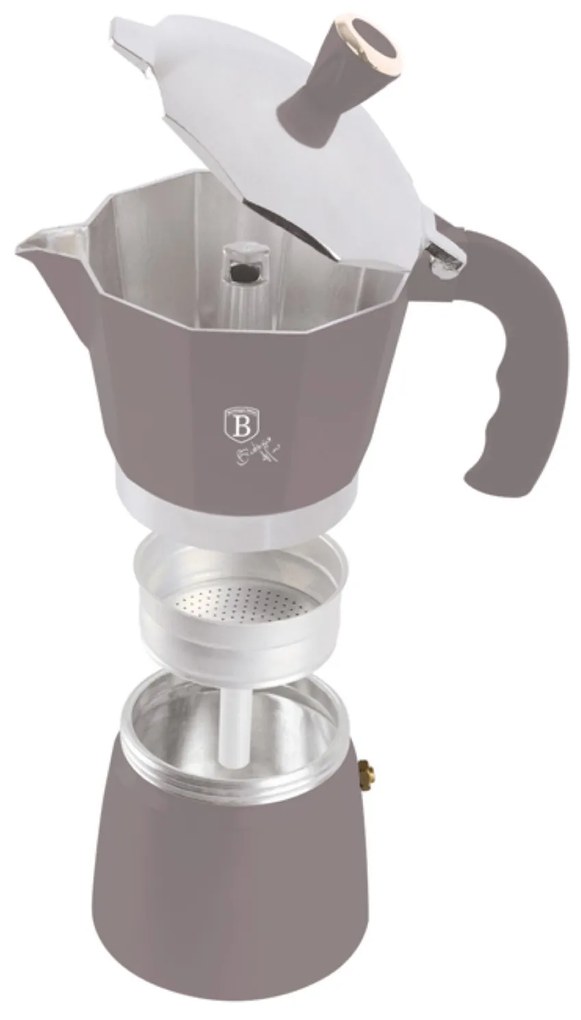 Expresor 9 cupe Taupe Berlinger Haus BH 8570, gri, 450 ml