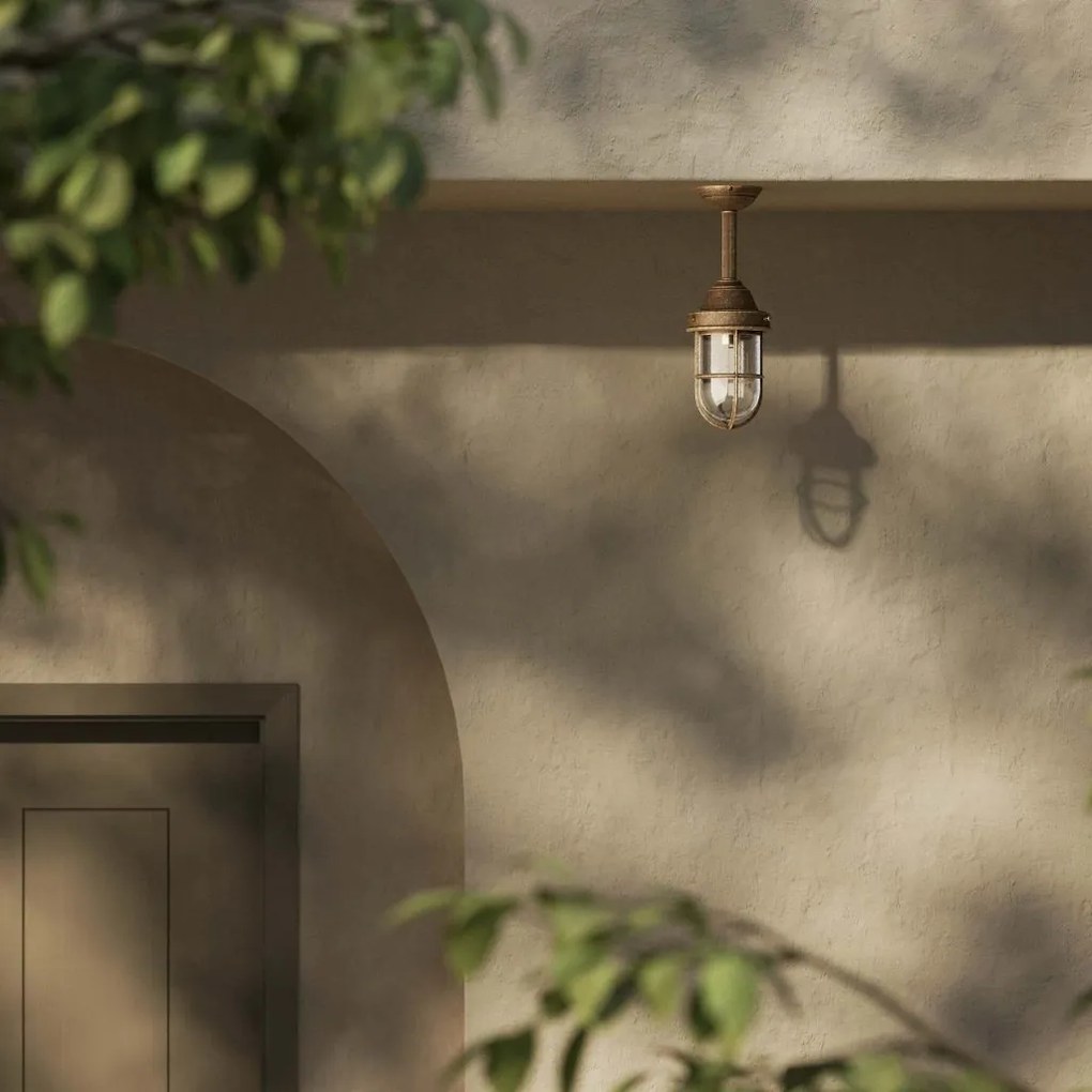 Lustra, Plafoniera exterior design rustic Grid