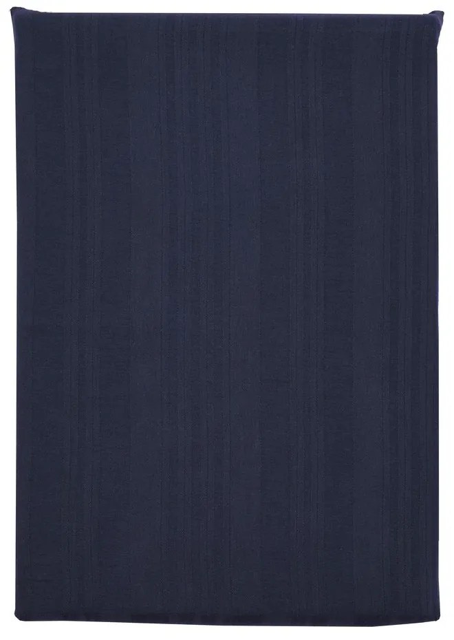 Lenjerie de pat albastru-închis din damasc pentru pat de o persoană, extinsă 140x220 cm Noble – Södahl