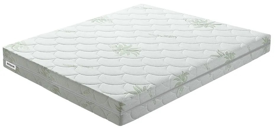 Saltea fermă/mediu-fermă din spumă reversibilă 120x200 cm BonHarmony HR BIO – BENAB