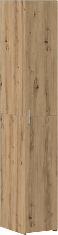 vidaXL Bufet 2 pcs Stejar Artizanal 30 x 42,5 x 185 cm