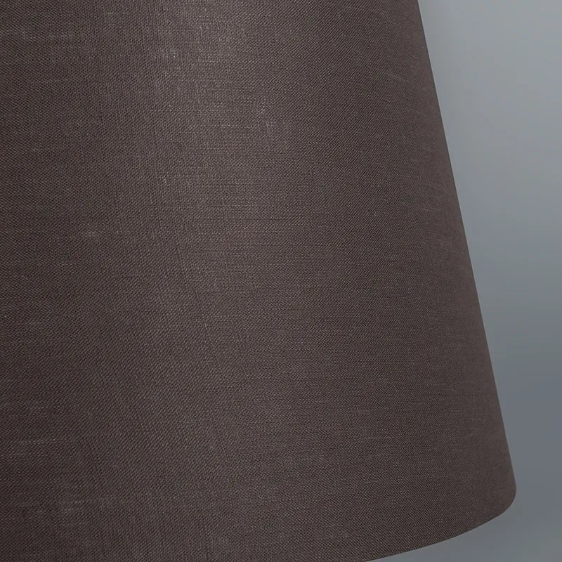 Abajur din in brun 35/30/18