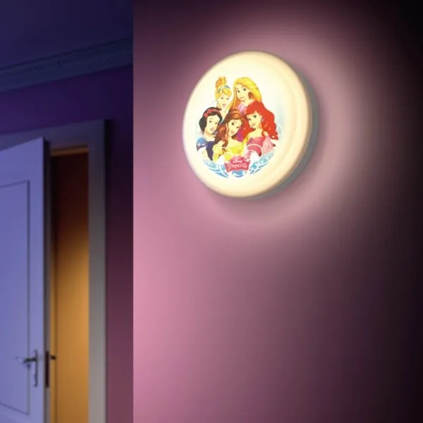 Philips 71884/28/P0 - LED Aplică perete copii DISNEY PRINCESS 4xLED/2,5W/230V