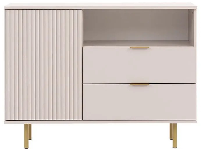 Comodă Newelon K1D2SZ NW01 (Cașmir + auriu) . Promo -17%. 1103661
