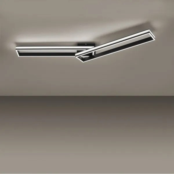 Lustră LED aplicată dimabilă ELIS 2xLED/19W/230V Leuchten Direkt 14701-18 + telecomandă