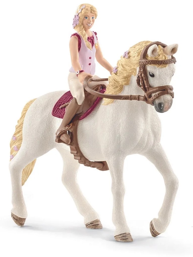 Schleich - Blonda Sofia și calul Blossom