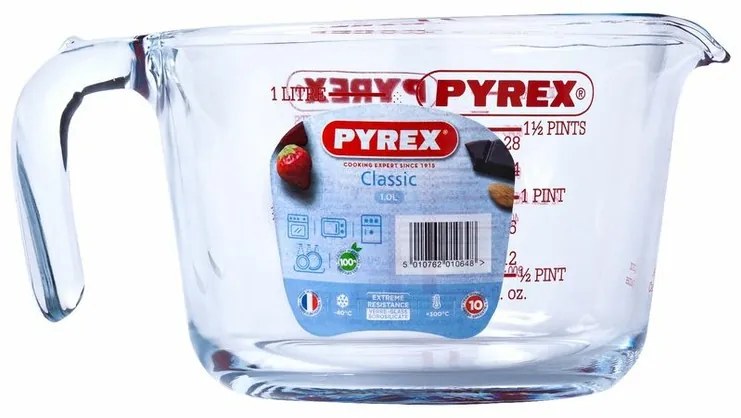 Pahar de măsurare din sticlă Pyrex 1 l, 16 x 11 cm, 1000 ml