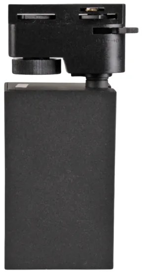 Spot pentru sistem de șină SQUARE 1xGU10/10W/230V negru