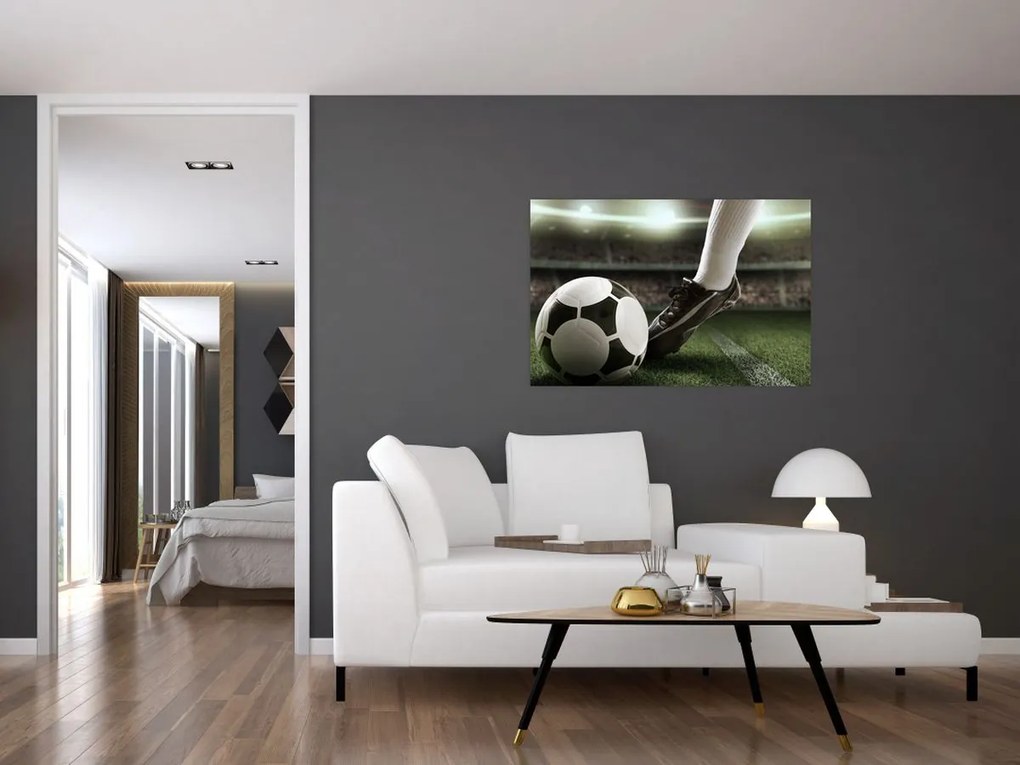 Tablou - Minge de fotbal (90x60 cm)