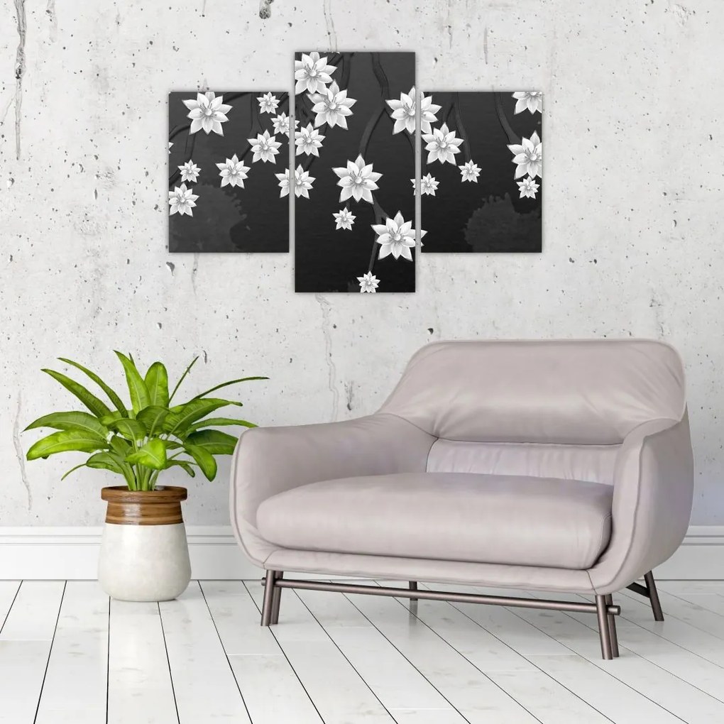 Tablou - Flori pe ramuri (90x60 cm)