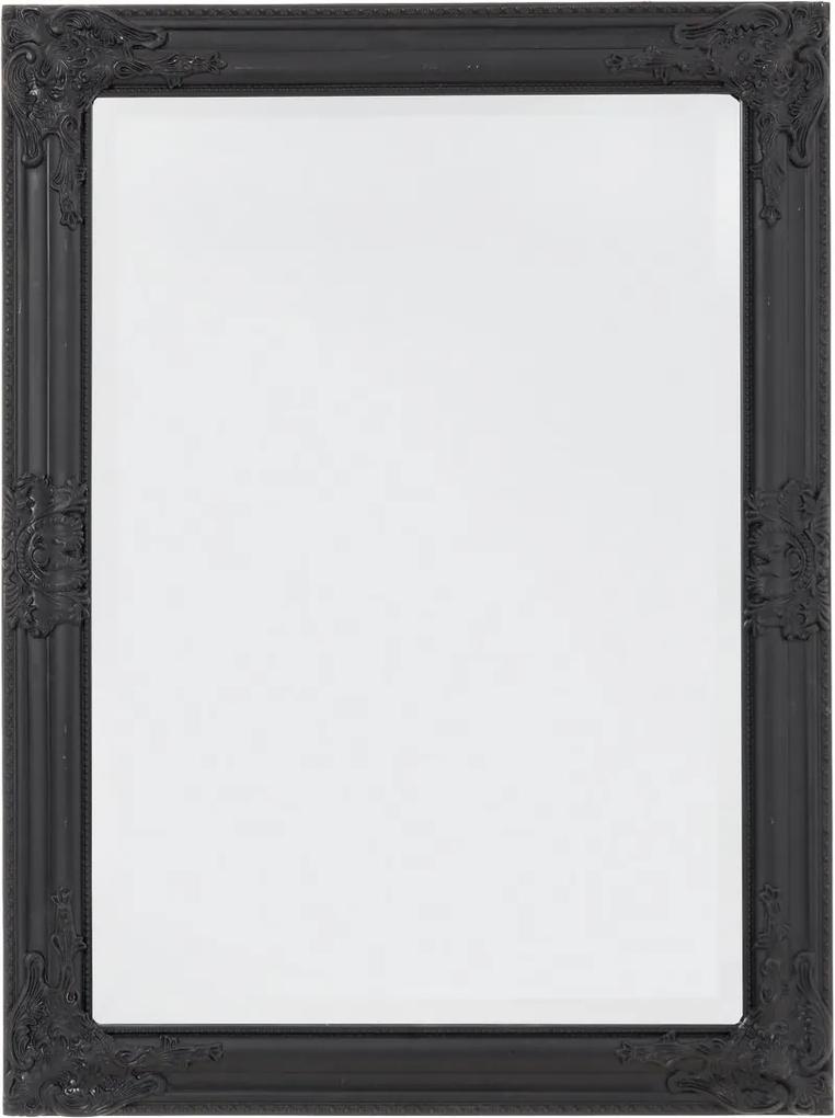 Oglinda decorativa perete cu rama lemn neagra Miro 62 cm x 3 cm x 82 h