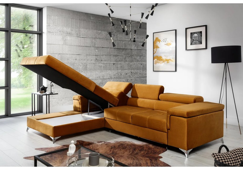 Coltar extensibil Ricardo pe stanga Berlin 03/Soft 66