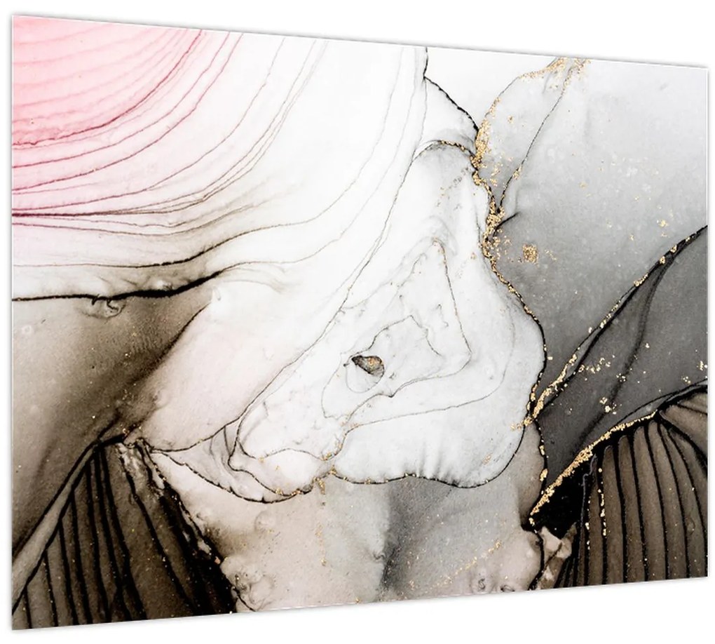 Tablou - Cerneală de marmură (70x50 cm)