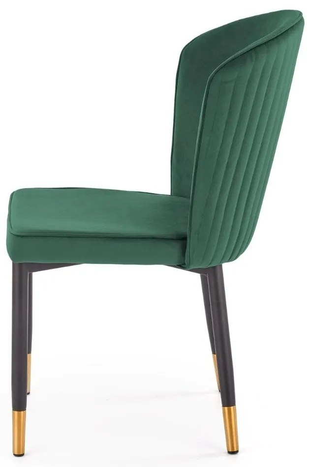 Scaun de bucaterie Dio, verde/negru