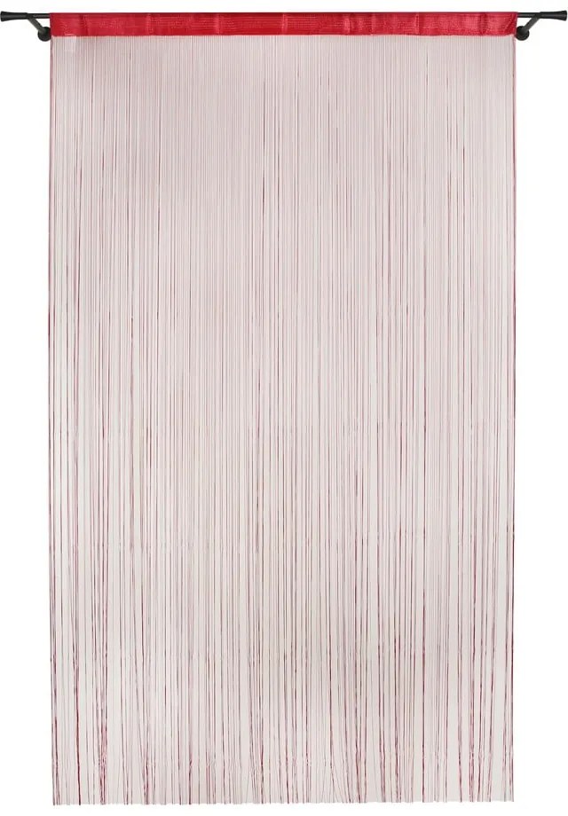 Draperie roșie pentru ușă 100x200 cm String – Mendola Fabrics