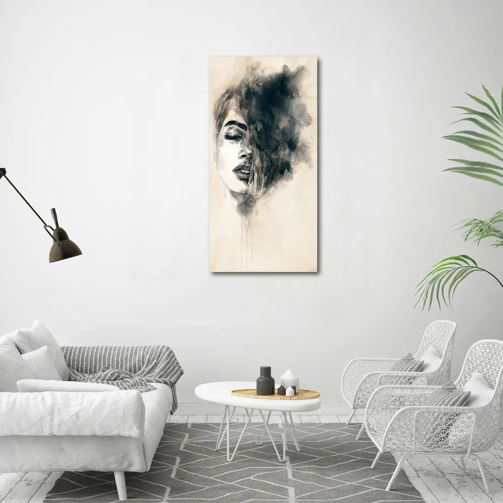Fotografie imprimată pe sticlă Abstracție femeie