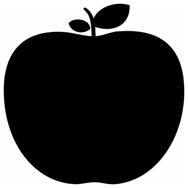 Autocolant tip tablă cu cretă lichidă Ambiance Apple Blackboard