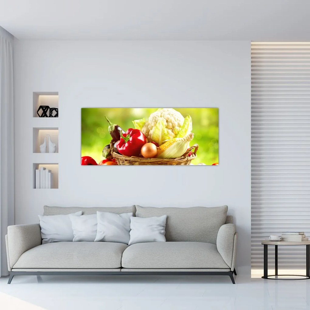Tablou - Legume (120x50 cm)