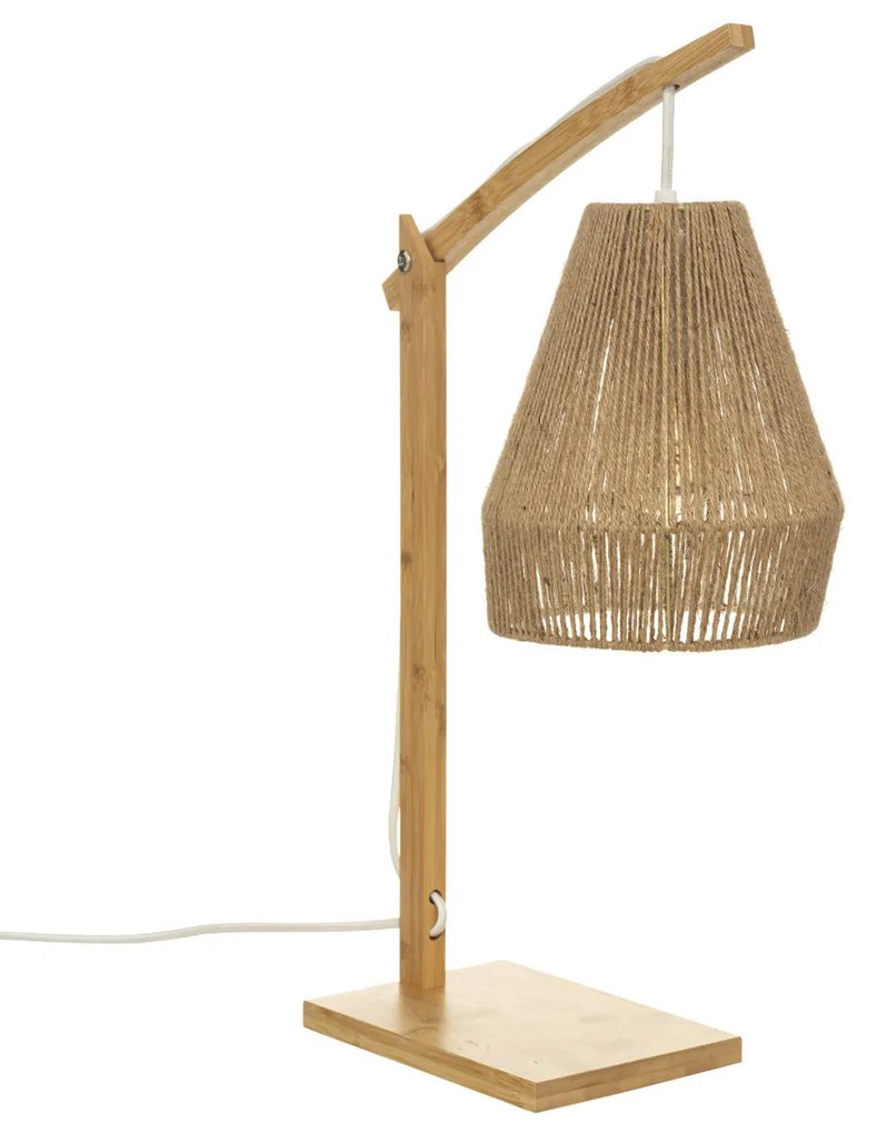 Lampa de masa din bambus PALM, 55 cm