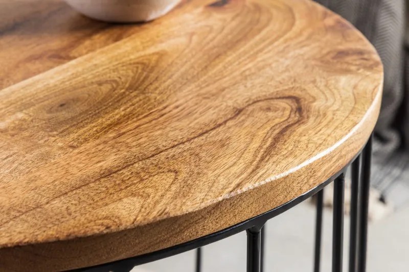 Neînvins Masuta de cafea Factory Loft 56 cm mango natural