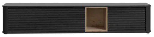 Comodă TV INAR, negru/maro