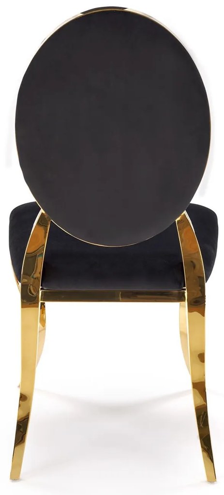 Scaun sufragerie Regino (negru + auriu). 1123671