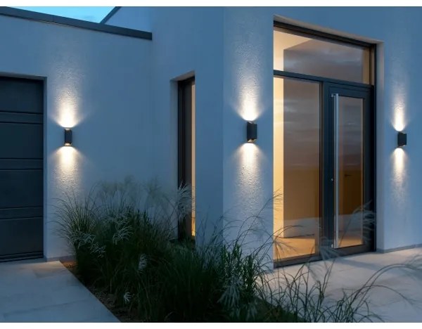 Aplică de exterior Nordlux NICO 2xGU10/35W/230V IP54 negru