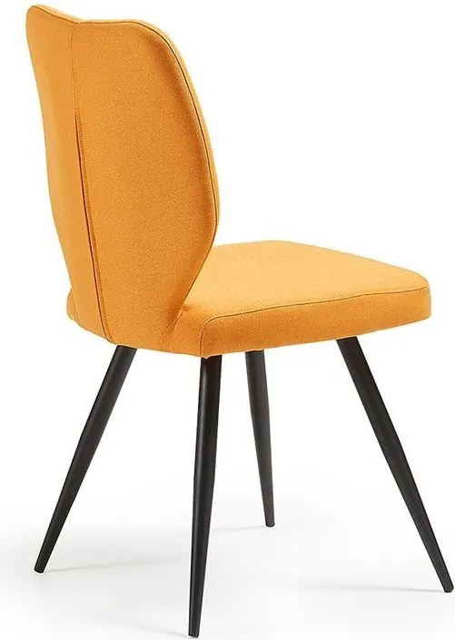 Scaun tapitat TINA portocaliu C773J13 JG