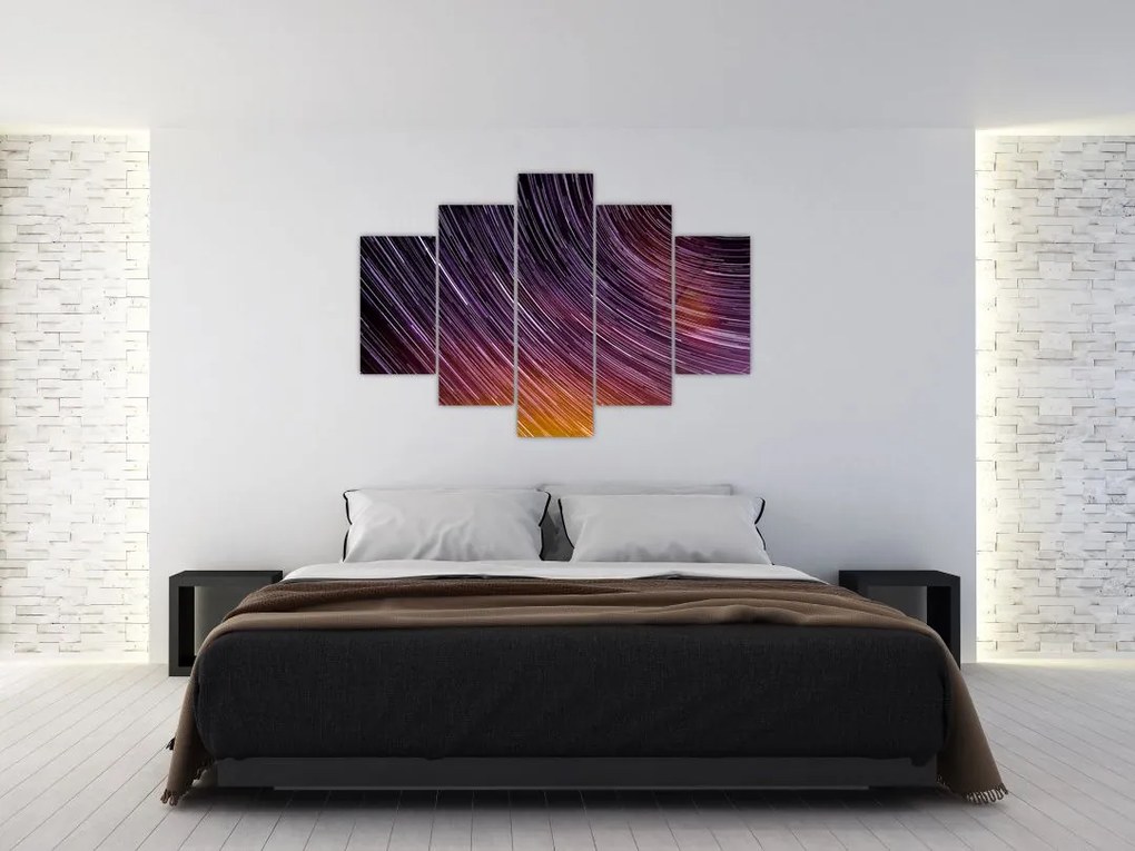 Tablou cu stele șterse pe cer (150x105 cm)