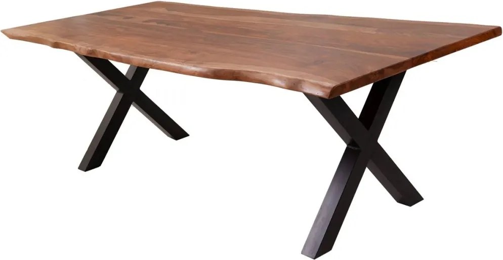 Masa design industrial Amazonas X 180cm natur Sheesham A-6540192 VC