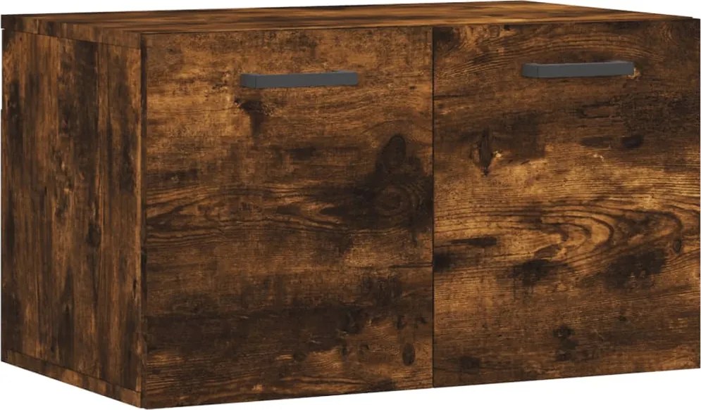 vidaXL Dulap de perete, stejar fumuriu, 60x36,5x35 cm, lemn prelucrat