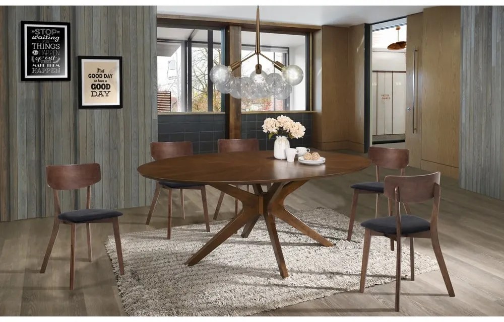 Scaun din lemn de nuc Tomasucci Varm