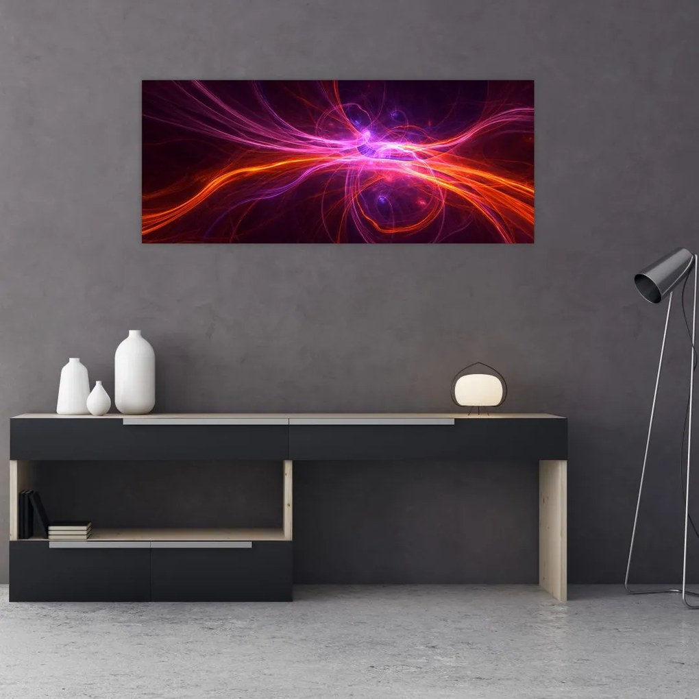 Tablou cu abstracțiune modernă (120x50 cm)