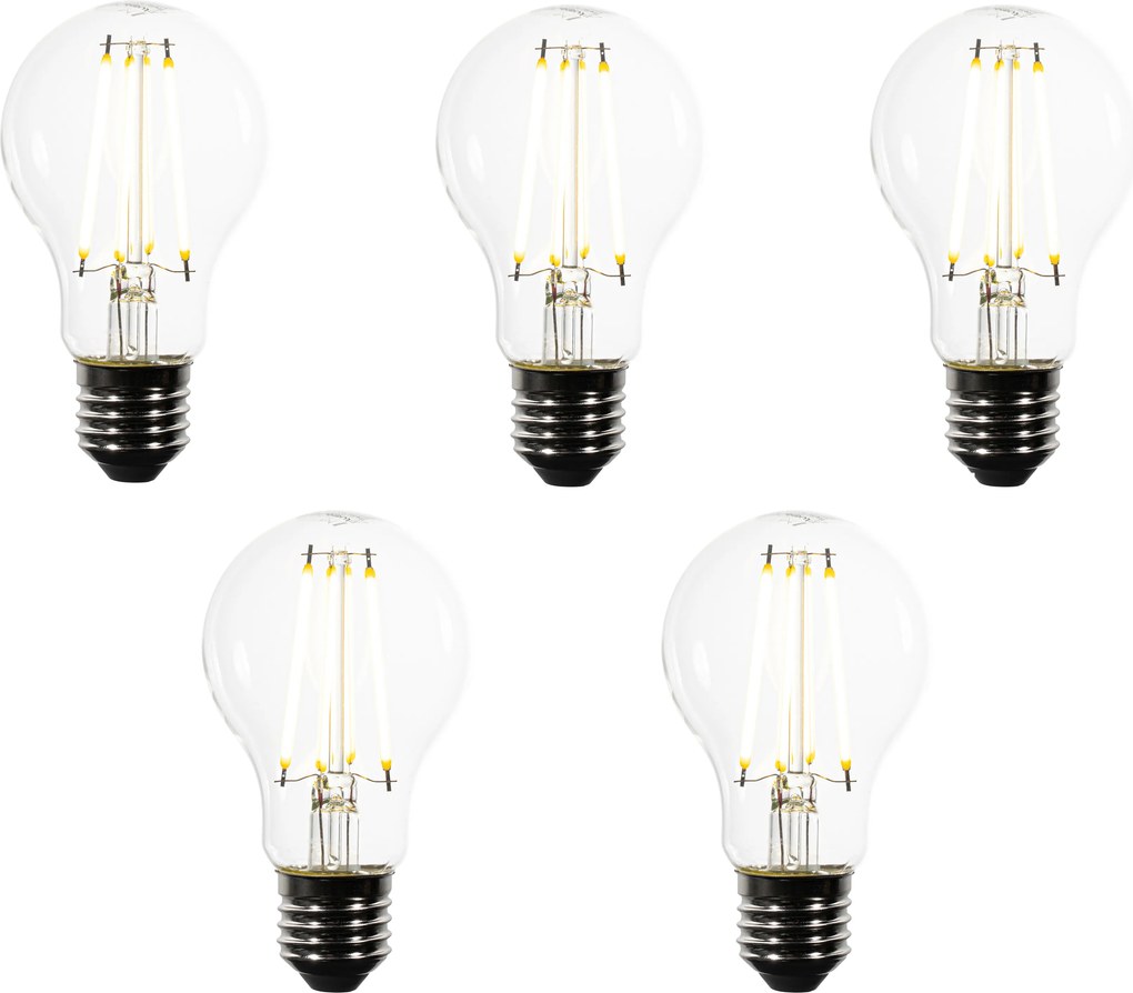 Set de 5 Becuri LED E27 A60 Clare 2.2W 470 lm 3000K