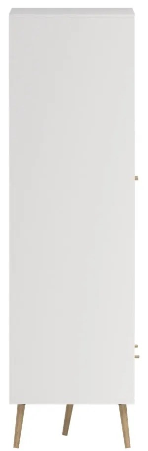Șifonier alb 99x200 cm Bodo – Tvilum