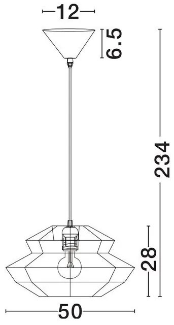 Lustra/Pendul design natural NUA