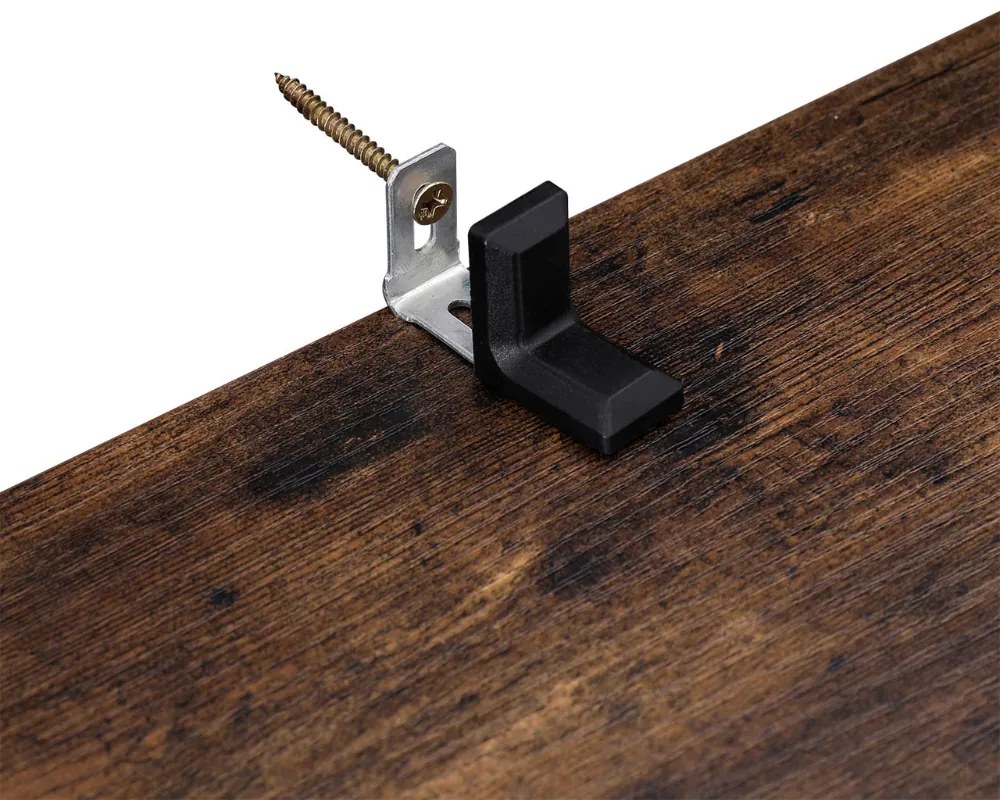 Raft/etajeră pentru cărți PRESTON, 70x24x190,5cm, maro Vasagle