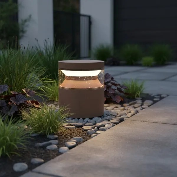 Lampă LED de exterior Ideal Lux BOEING LED/14W/230V 15 cm IP65 maro