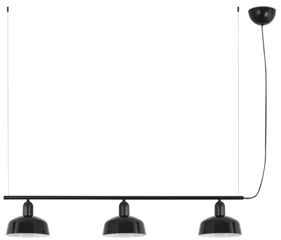 Lustra suspendata metal TATAWIN S 3L negru