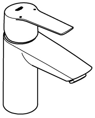 GROHE 235502432 - Baterie pentru lavoar START, mărime S, neagră