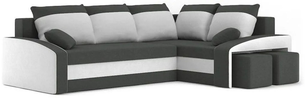 Supermobel Colțar extensibil TABIT 3,230x75x205, haiti 14/haiti 0, dreapta