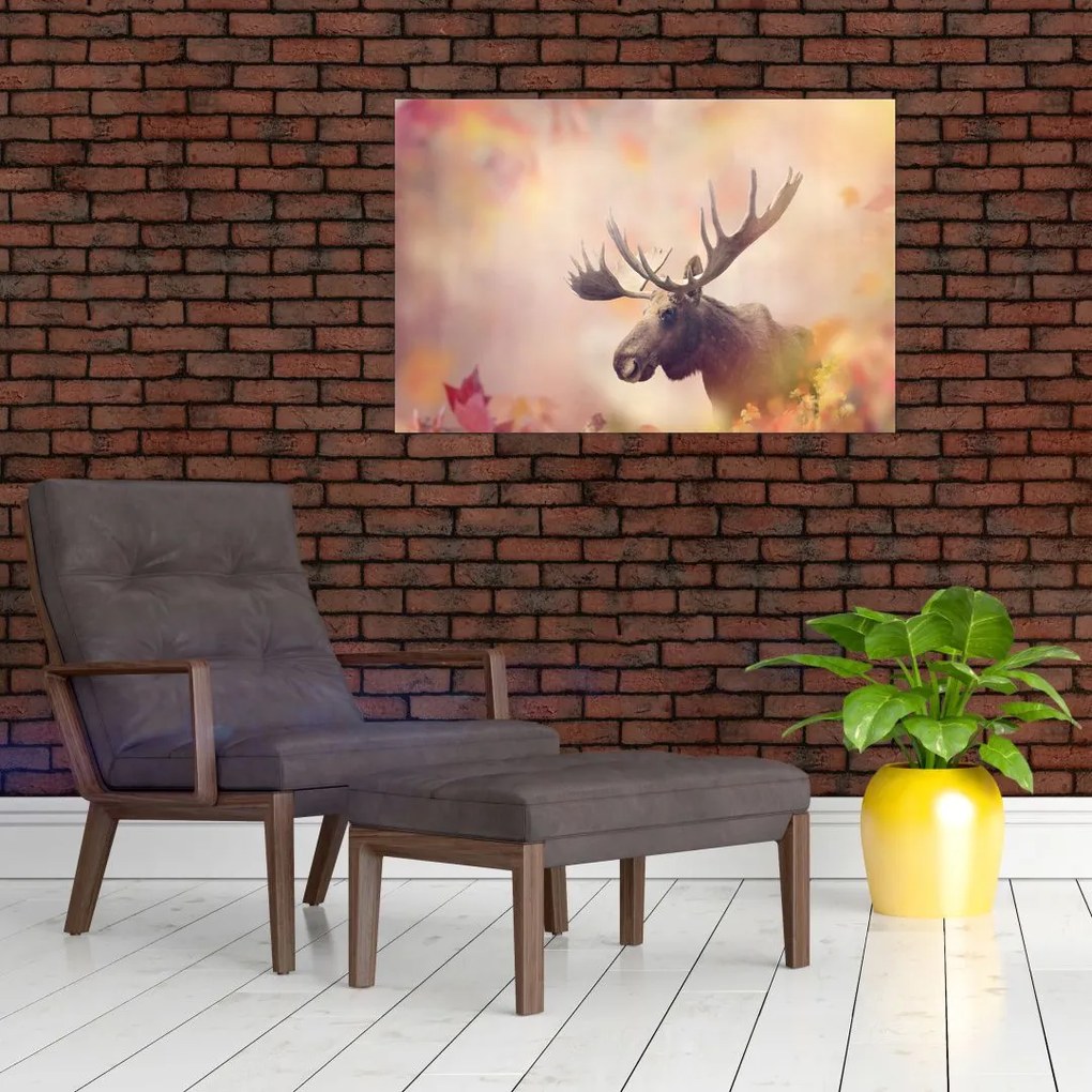 Tablou - Pădure în frunze de toamnă (90x60 cm)