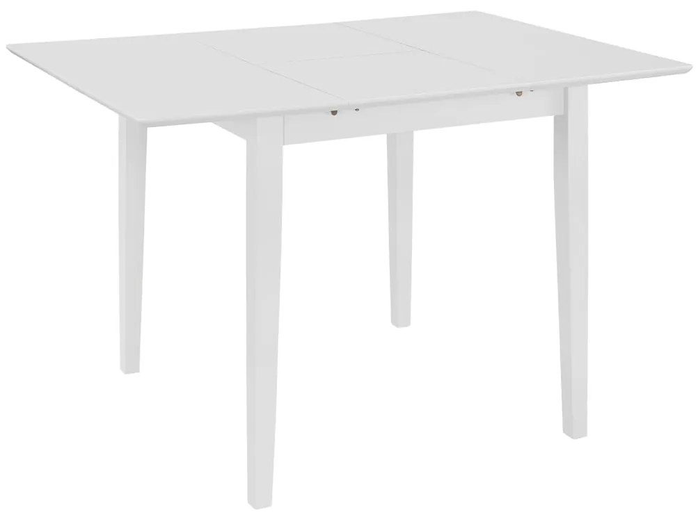 276396 vidaXL Set mobilier de bucătărie, 5 piese, alb, MDF