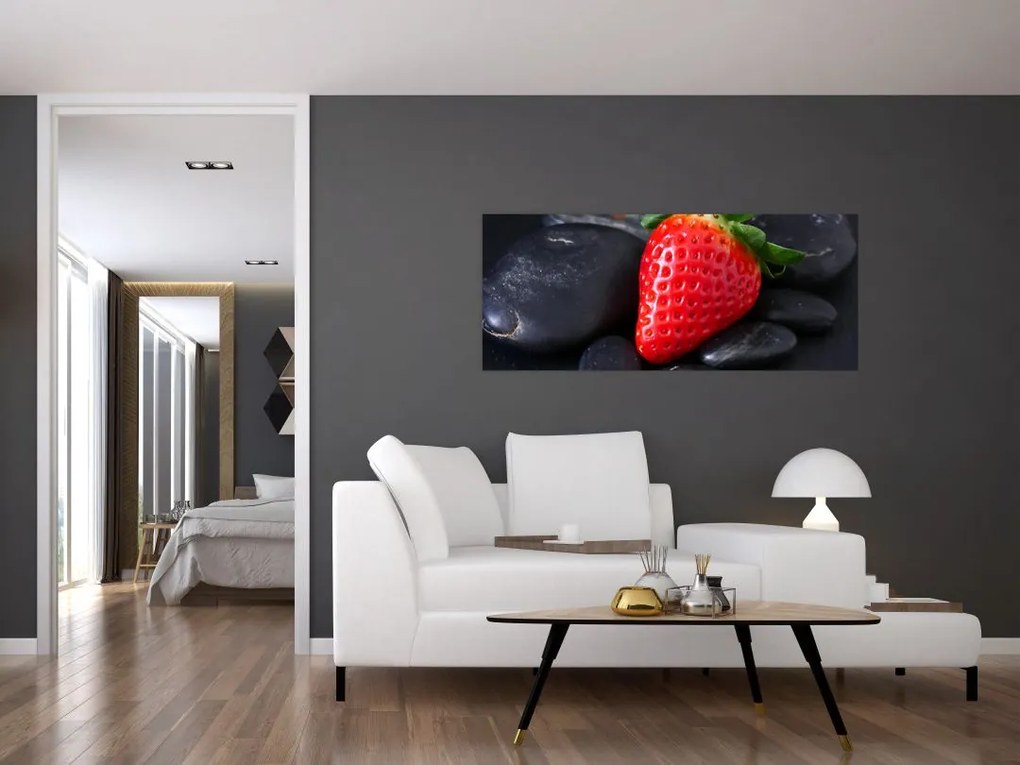 Tablou - căpșună (120x50 cm)