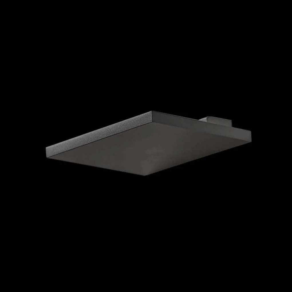 Aplica perete LED ambientala design modern LAMBDA neagra ZZ AZ3346