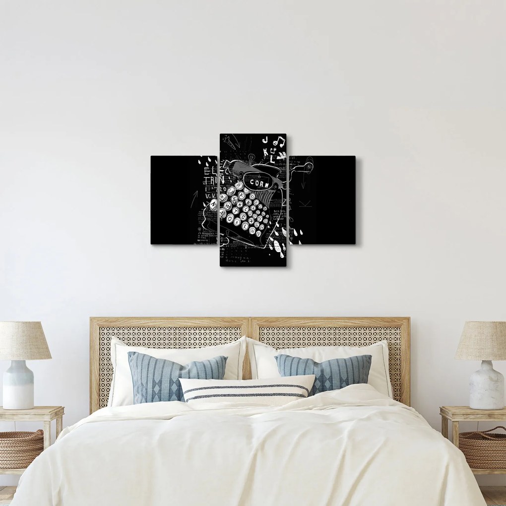 Tablou - Desen în stilul lui Banksy (90x60 cm)