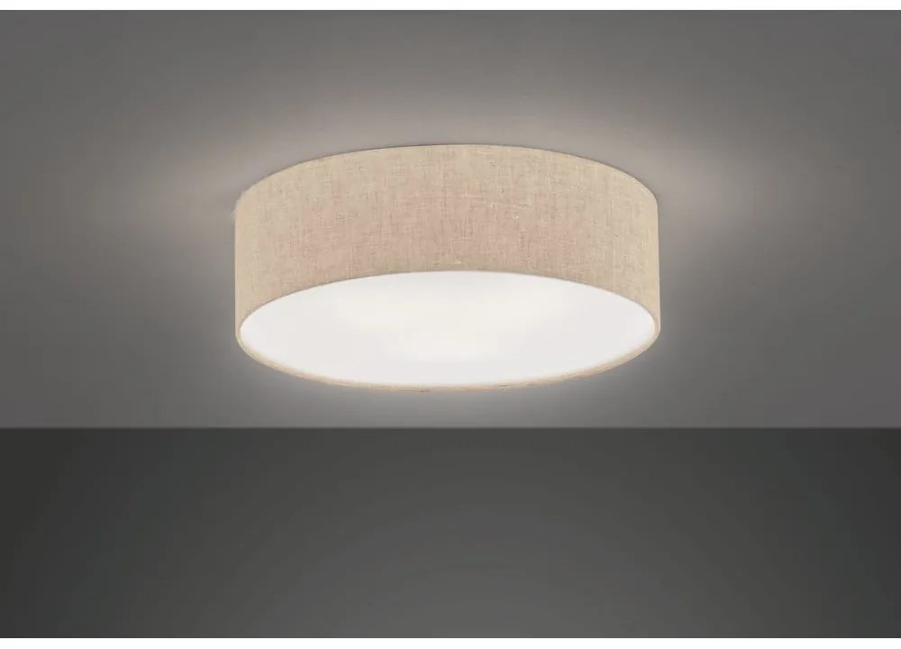Plafonieră bej cu abajur textil ø 40 cm Thor – Fischer &amp; Honsel