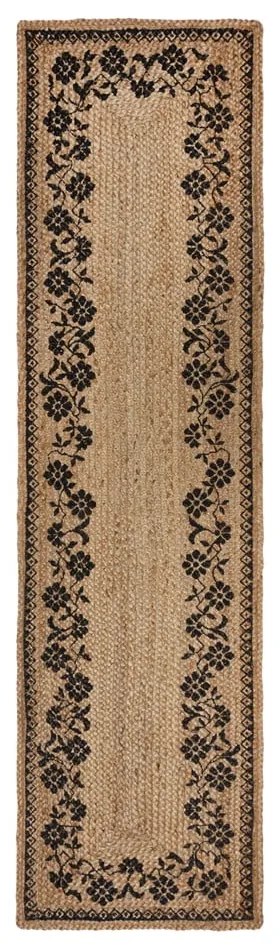 Covor tip traversă în culoare naturală din iută 60x230 cm Maisie – Flair Rugs