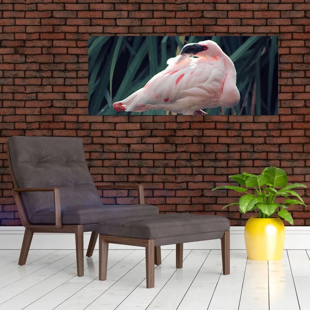 Tablou - Pasărea Flamengo (120x50 cm)